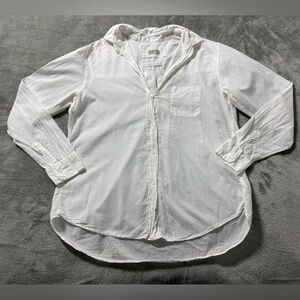 GRAYSON The Hero Shirt 2 White Button Down Classic 100% Cotton 90s Minimal